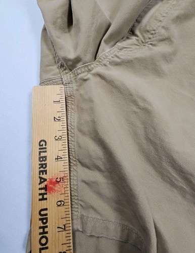 Carhartt Mens B147 DKH Khaki Canvas Carpenter Work Shorts 38x7 Original Fit - Picture 8 of 11