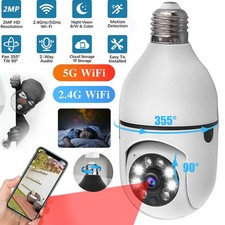 360  1080P HD Light Bulb Camera WiFi E27 Smart Security IR Camera Home Security