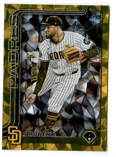 2025 Robert Suarez Topps Series 2 Diamonte GOLD #633 #D19/50