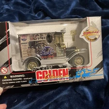 Pepsi Cola Die Cast Metal Golden Classic Gift Bank 1996 Item No. 31411