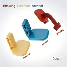 Dental Digital Posterior Bitewing Sensor Holder Autoclavable Red Yellow Blue 10x