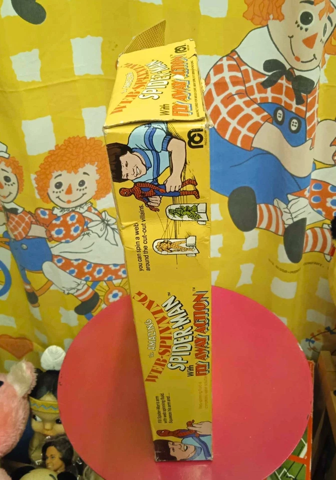 spider man fly away web spinning mego uomo ragno spara ragnatele 12inch - Imagen 3 de 4