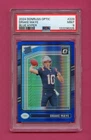 2024 Panini Donruss Optic DRAKE MAYE Rated Rookie RC #229 Blue Hyper Prizm PSA 9