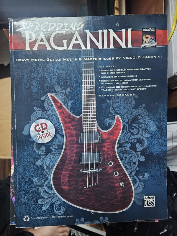 guitar tab book lot Queen, Doors, And Paganini 