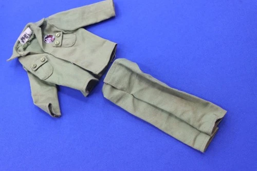 Vintage 1970 GI JOE 12" Action Figure OD GREEN Military Fatigues Shirt & Pants