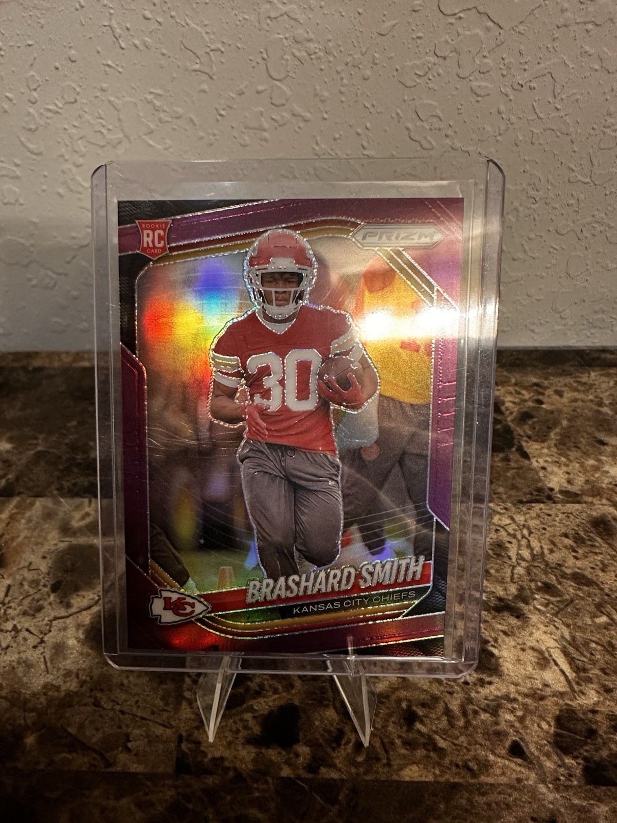 2025 Panini Prizm - Rookies Brashard Smith #308 Purple Prizm /125 (RC)