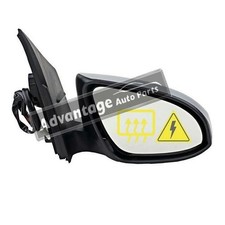 For Peugeot 108 2014-2020 Primed Electric Door Wing Mirror Right Drivers Side