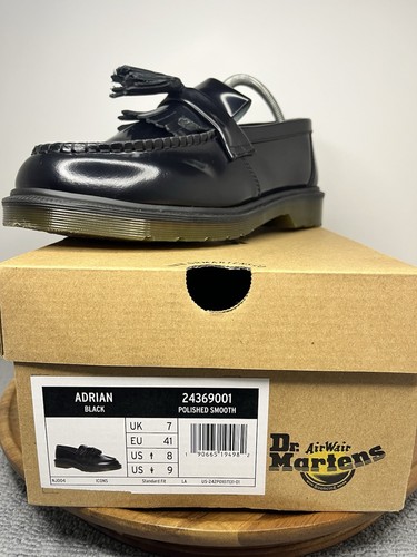 Dr. Martens Adrian Loafers Black Mens 8 Ladies 9 NEW - Picture 5 of 5