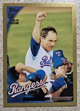 NOLAN RYAN - 2010 TOPPS GOLD 0488/2010 #341 - TEXAS RANGERS - HOF