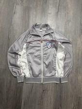 VTG Levi's Jacket Mens Small 1984 USA Olympics Full-Zip Gray Velour Made in USA