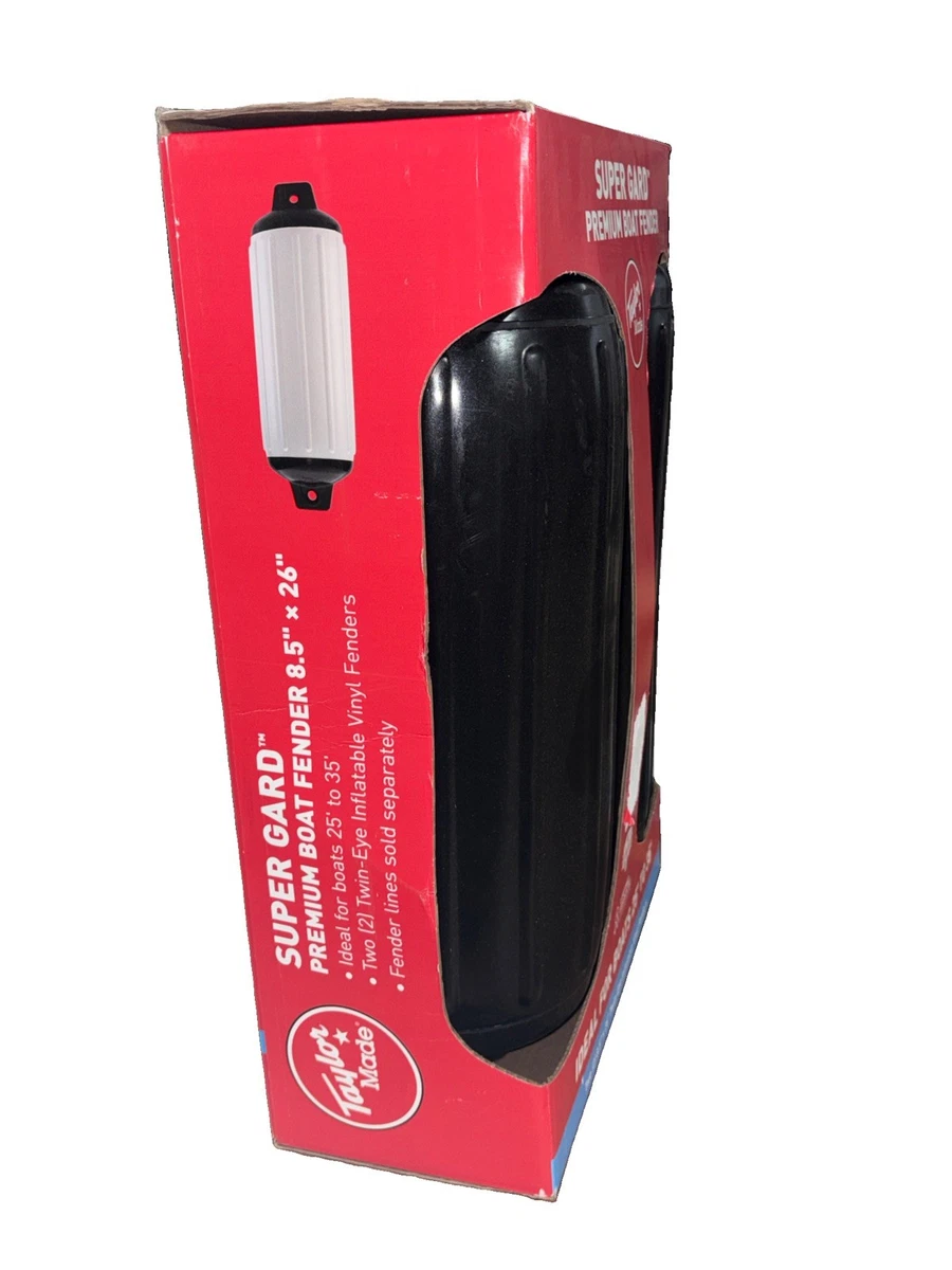 Taylor Made 2826SGB Super Gard Boat Fender 8.5” x 26” Black 2-Pack photo 2