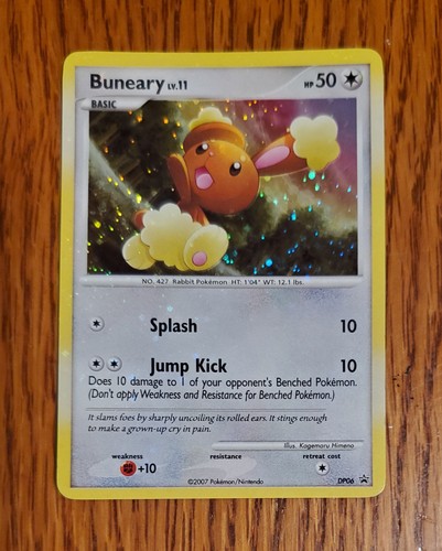 Pokemon Buneary DP06 Promo 2007 Rare Diamond & Pearls Holo LP
