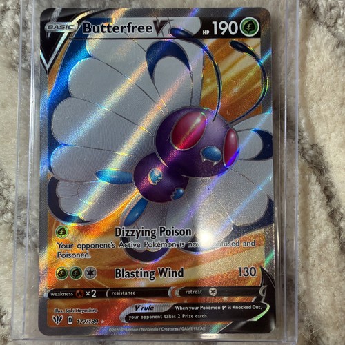 Butterfree V (Full Art) 177/189 Swsh03: Darkness Ablaze Holo