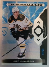 2022-23 Upper Deck Black Diamond Rookies Blue /25 Marc McLaughlin #BDB-LA Bruins