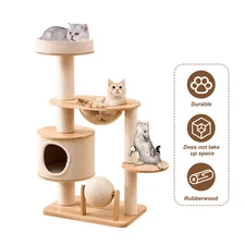 Cute Climb Frame Beds Wear Resist Unique Nest Jumping Platform Breathable Pet Su