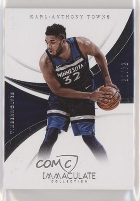 2017-18 Panini Immaculate 54/75 Karl-Anthony Towns #90 4k8