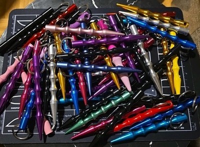 Personal Safety Kubaton Assorted Colors (One Each) Glass Breaker Self Defense