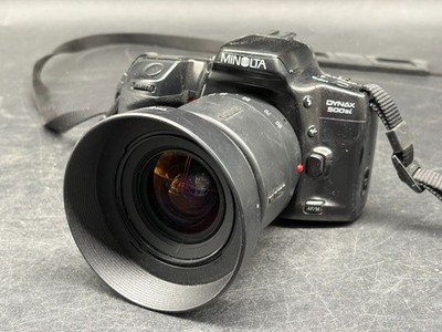 Minolta dynax 500si super Tamron Aspherical 28-80mm Schwarz Analog 35mm