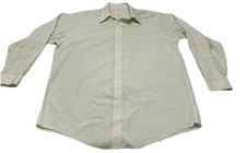 Brooks Brothers Men's Dress Shirt 17-34 Made in USA 100% Cotton Green Striped