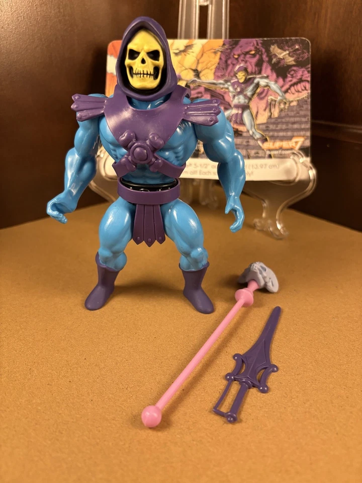 SUPER7 MOTU MASTERS OF THE UNIVERSE 5.5” HE-MAN SKELETOR COMO SE VE EN LA SERIE DE TV 1 Foto 2 de 4