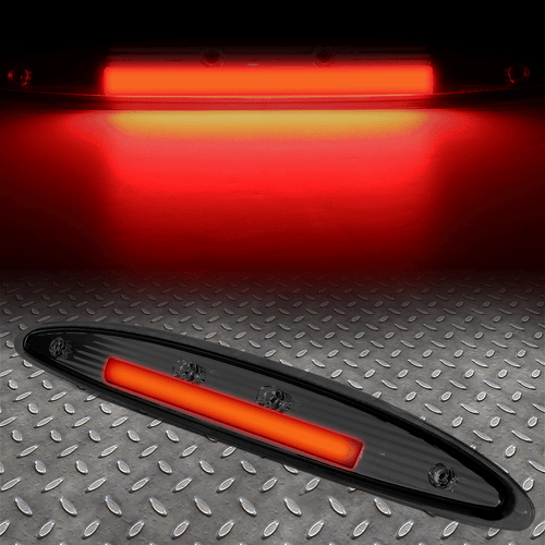 [FULL LED] FOR 97-02 FORD EXPEDITION 3RD TAIL BRAKE LIGHT REAR STOP LAMP SMOKED - Picture 1 of 7