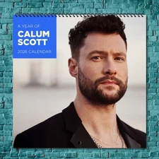 Calum Scott 2026 Wall Calendar, 12-Month Celebrity Fan Gift