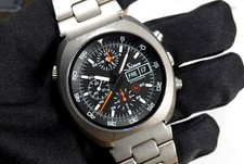 SINN 43 mm 142 ti AR D1 TITAN Chronograph Automatik Lemania 5100 aus 2004 BOX