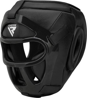 RDX S Boxhelm, schwarz, für MMA und Kickboxen sowie Sparring