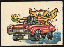 1973 Donruss Fantastic Odd Rods Stickers Series 2 43