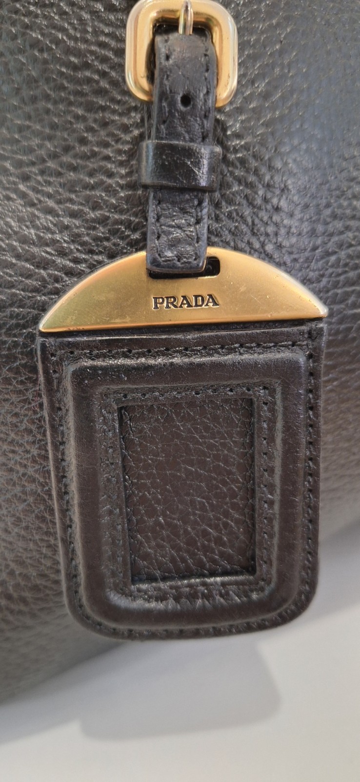 Prada Black Leather Vitello Phenix 2 Way Shoulder Bag RRP £ 1,850.00 image 8