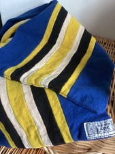 Vintage Ivy League Style All Wool University Scarf (Used) Polar fleece interior