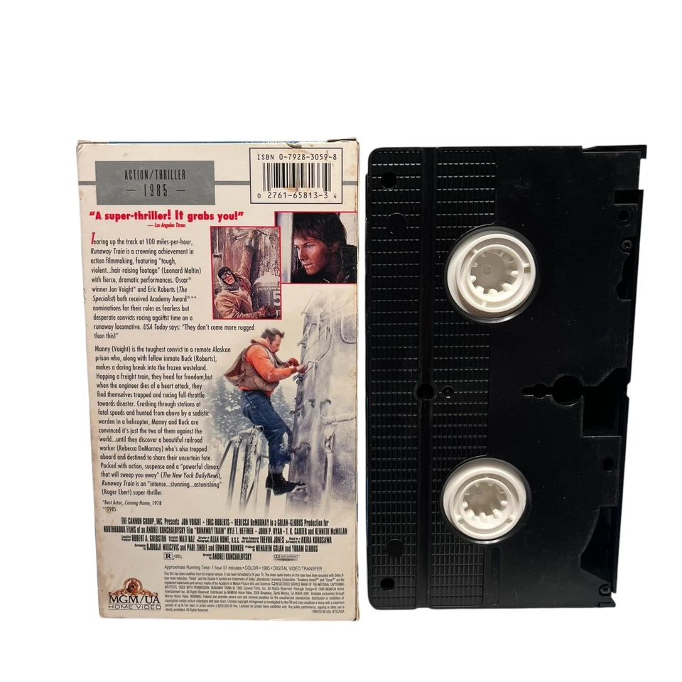 Runaway Train 1985 VHS Jon Voight V15 - Image 2 of 3