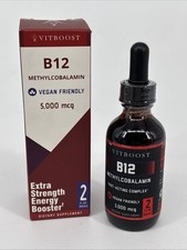 VITBOOST B-12 Methylcobalamin 5000 mcg Extra Strength Drops 60ml Extra Strength