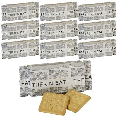 10x Trek'n Eat Trekking Kekse à 125 g Hartkekse Panzerplatte Outdoor Snack Keks