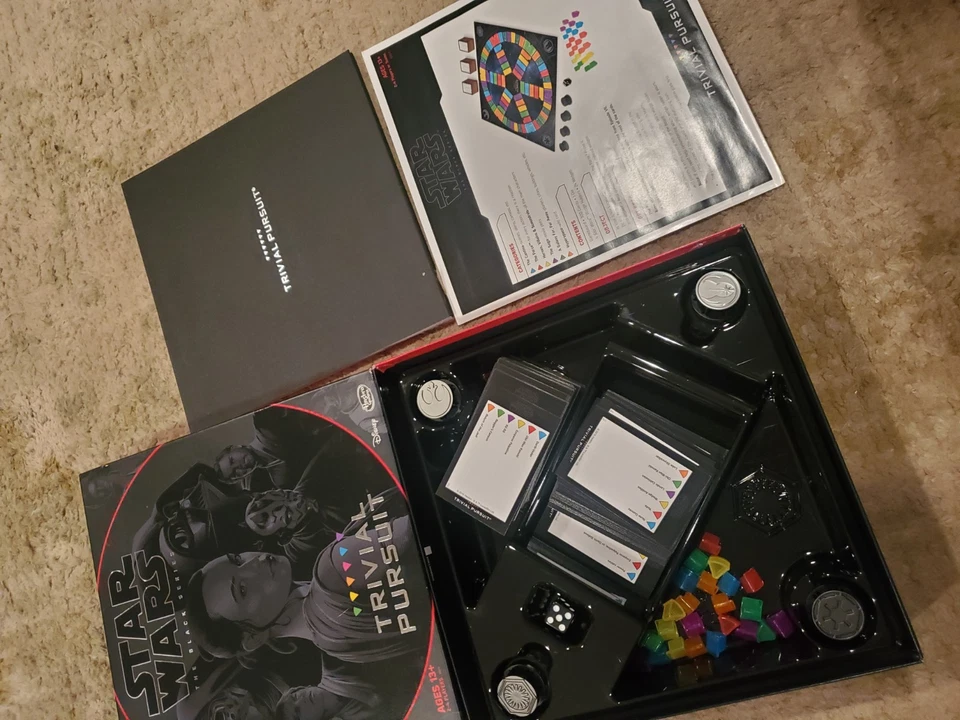 Hasbro Trivial Pursuit Star Wars The Black Series Edition Juego de Mesa Foto 3 de 3