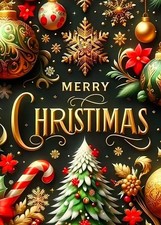 Merry Christmas Tree Diamond Painting Kits for Adults, 5D Diamond Art Kits for