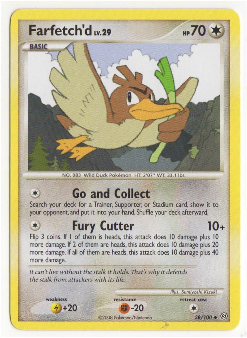 Farfetch'd 38 Pokemon Stormfront 2008