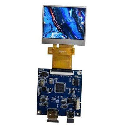 2.0 Inch Square LCD Display, 800nits 480x360 IPS Screen | H/D Controller Board