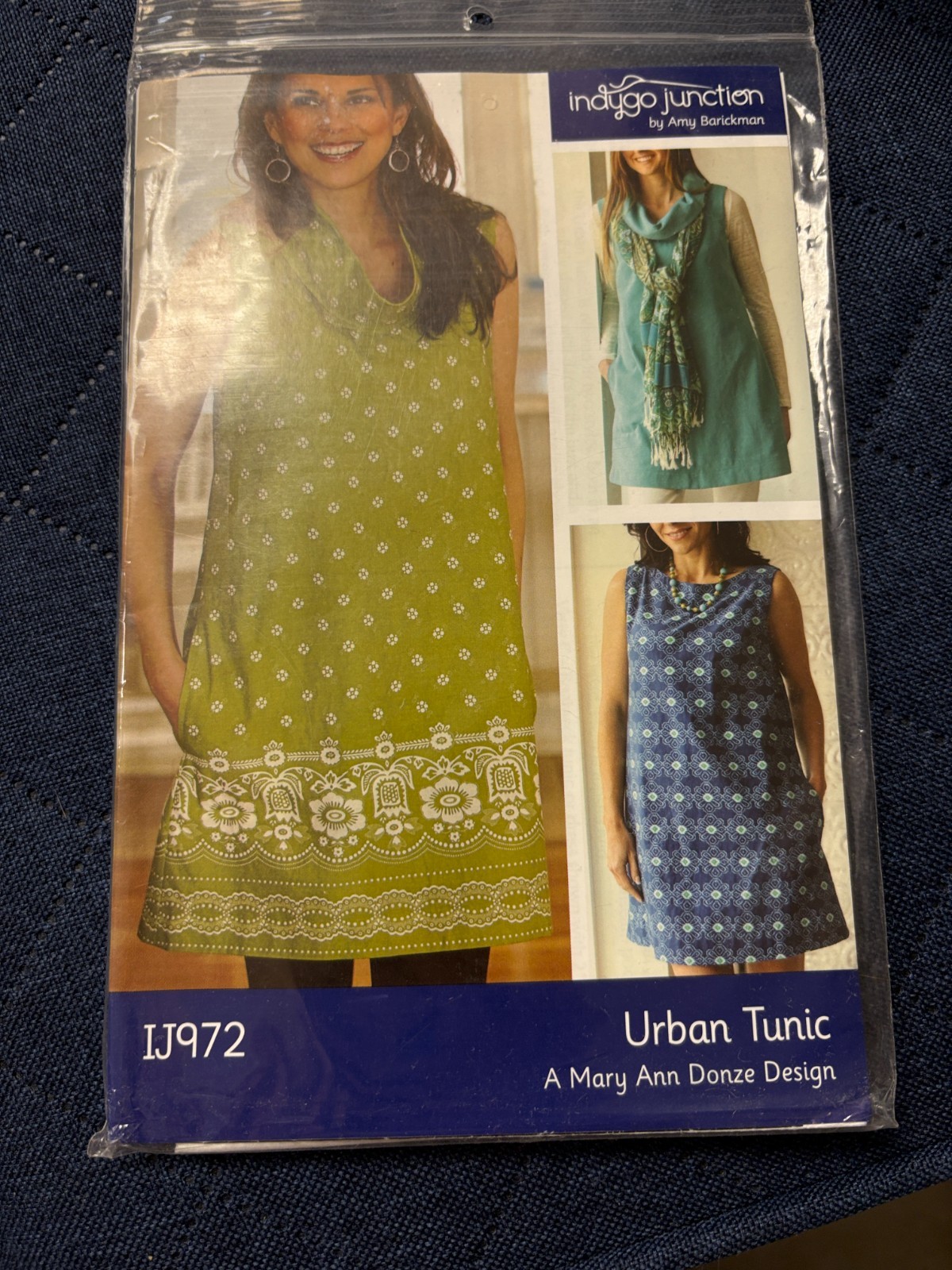 Indygo Junction 972 Sewing pattern  URBAN TUNIC, Misses XS-XXL, UNCUT