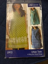 Indygo Junction 972 Sewing pattern  URBAN TUNIC, Misses XS-XXL, UNCUT