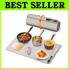 Nano-Material Warming Tray - Portable & Efficient