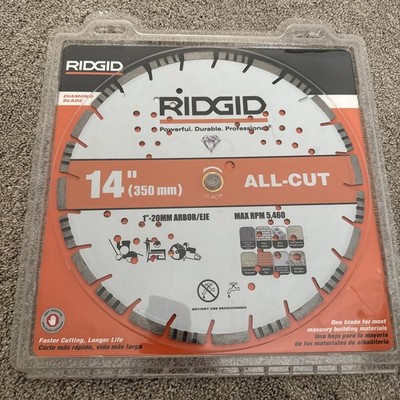 RIDGID 14 in. All-Cut Segmented Rim Diamond Saw Blade
