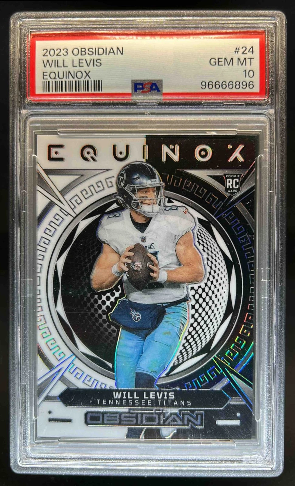 Will Levis Panini Obsidian Equinox #24 Base