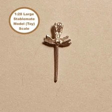 HORSING AROUND Large Stablemate 1:28 Scale DRAFT HORSE RAFFIA FLOWER / FLIGHT