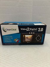 ClearClick Video to Digital Converter 2.0 VHS Camcorder Tape Converter New