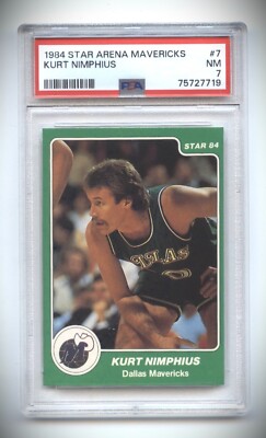 1984 Star Arena Mavericks 7 Kurt Nimphius PSA 7 Basketball Card | eBay
