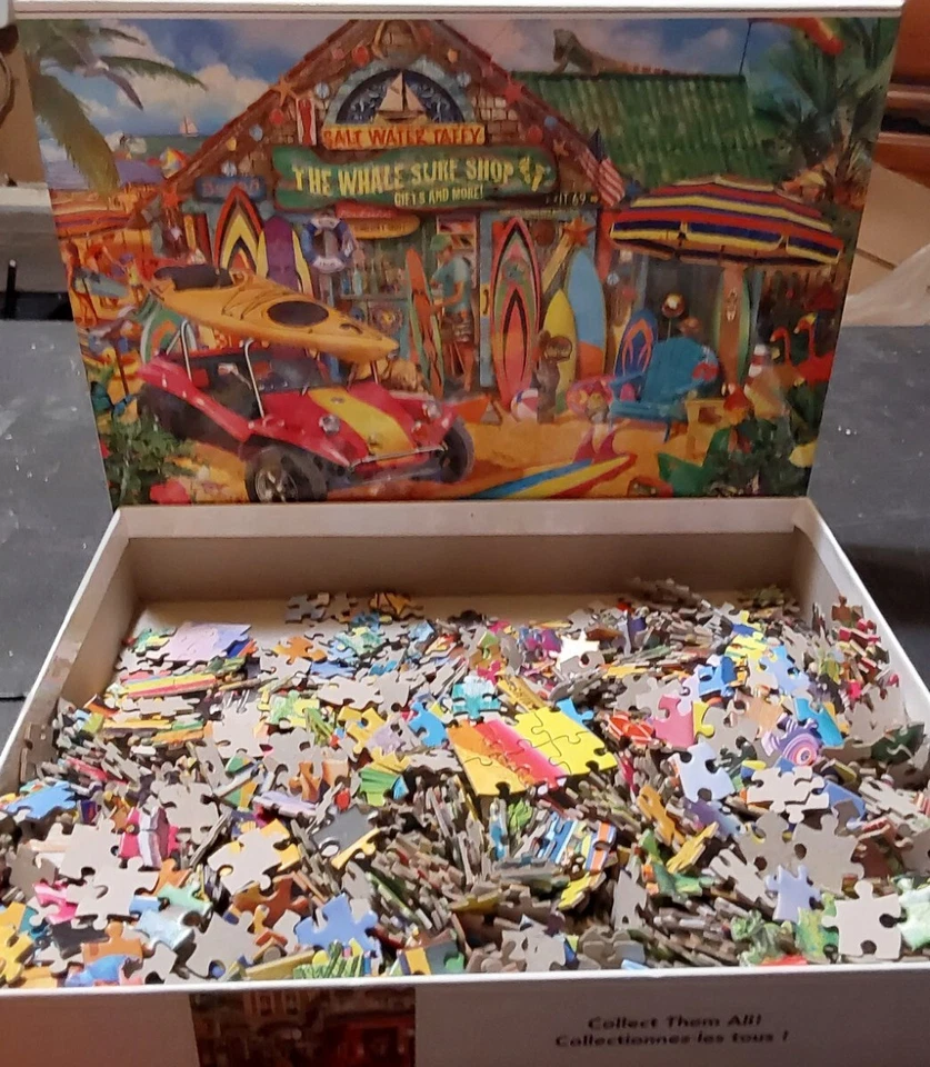 Surf Shop Surfboard Buggy Beach Big Ben 2000 Pc Jigsaw Puzzle 2020 - Image 2 of 2