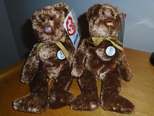 TY Beanie Babies - CHAMPION GERMANY & USA Bears 2002 FIFA World Cup Edition