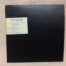 Bruno Walter as Accompanist  Private Label Vinyl LP NM