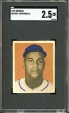 1949 Bowman #84 Roy Campanella RC/Rookie Dodgers HOF SGC 2.5 GD+ G-VG